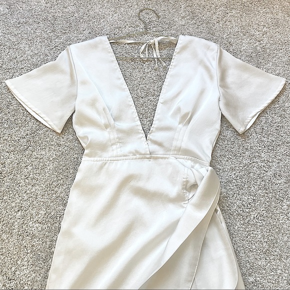 Beginning Boutique Open Back White Mini Dress - Picture 6 of 10